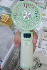 Rechargeable Handheld High-Speed Wind Turbine Fan