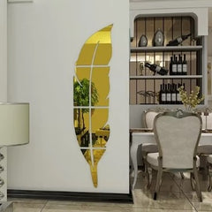 3D Acrylic Wall Leaf Mirror