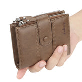 Genuine Baellerry Buffalo Leather Wallet – Classic Trifold Edition