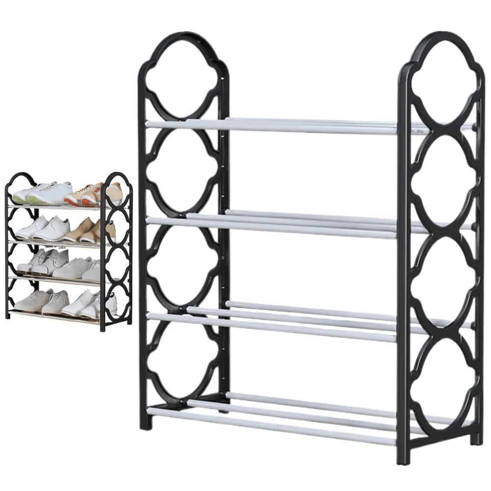 4-5 Layer Shoe Rack | Shoe Organizer | Plastic Shoe Rack