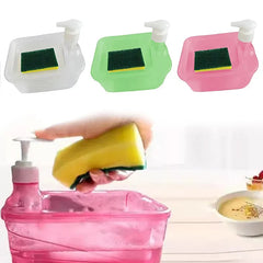 Kitchen Sink Organizer Set with Soap Dispenser and Sponge Holder
